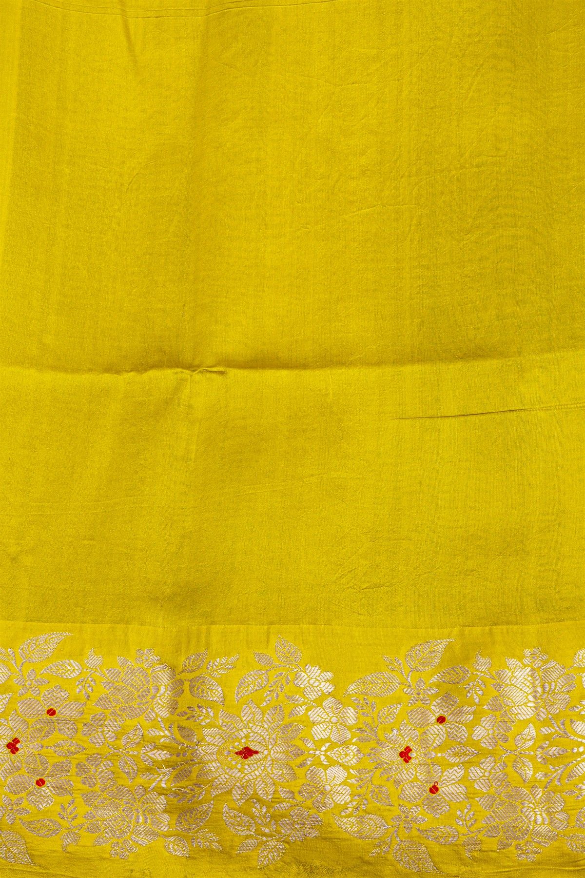 Matka Silk Bottle Green Saree