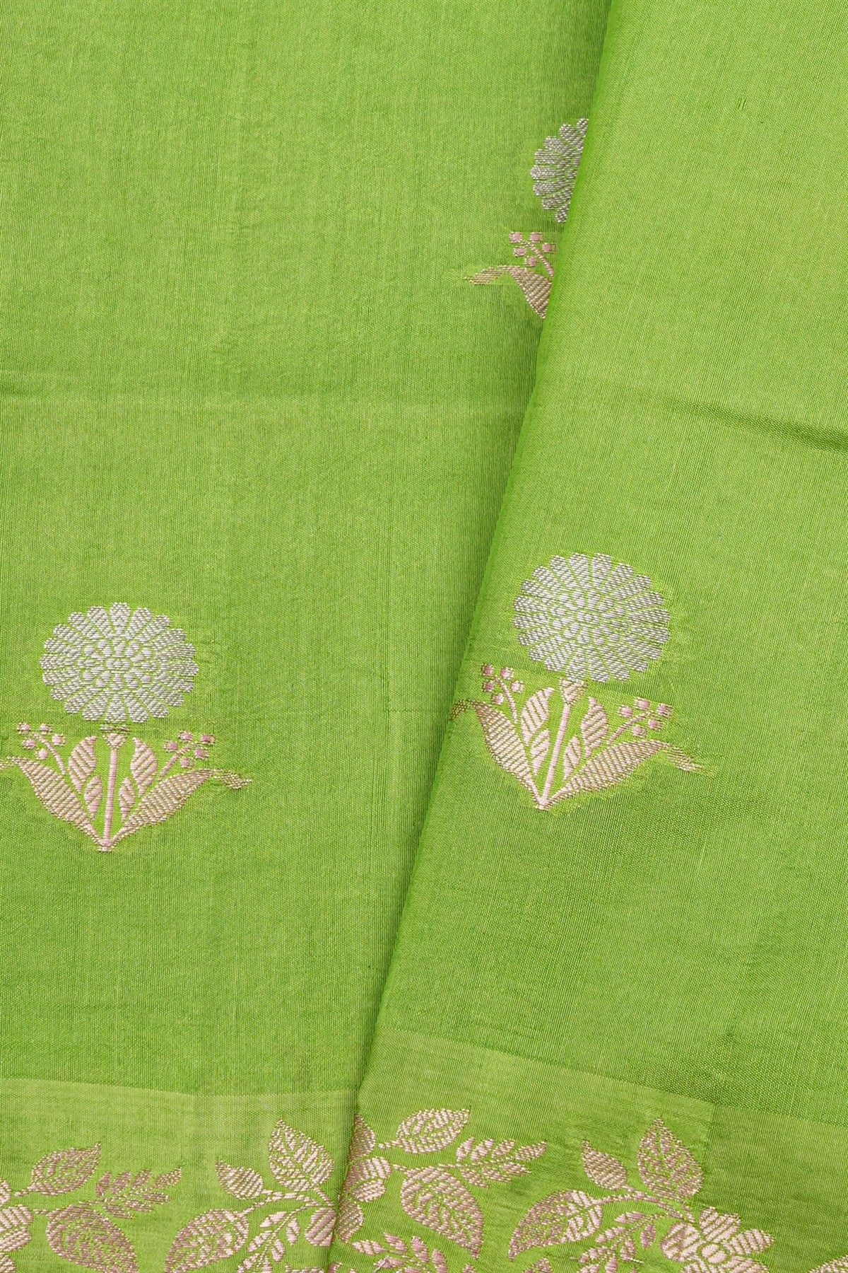 Matka Silk Green Saree