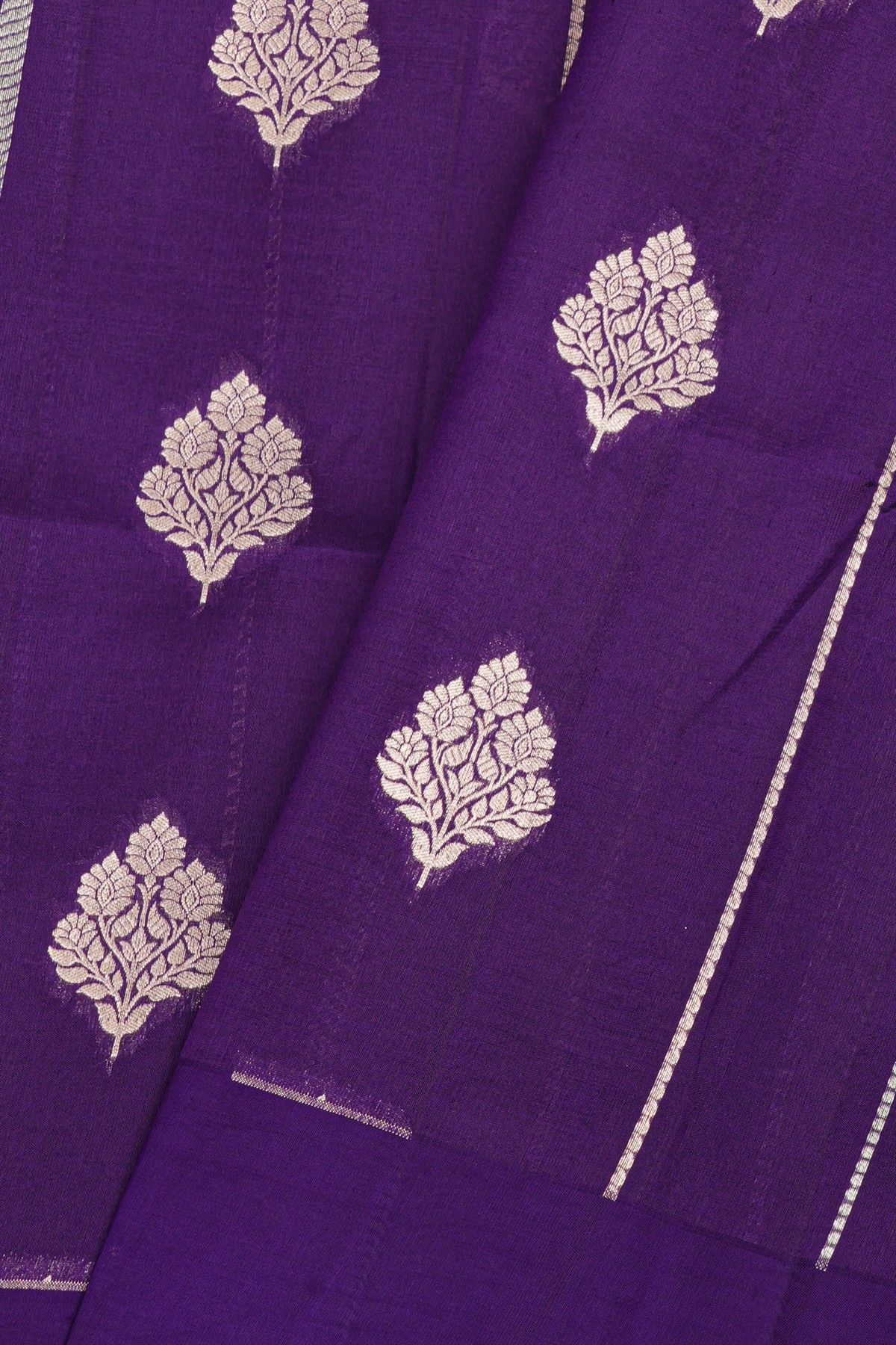 Matka Silk Navy Blue Saree