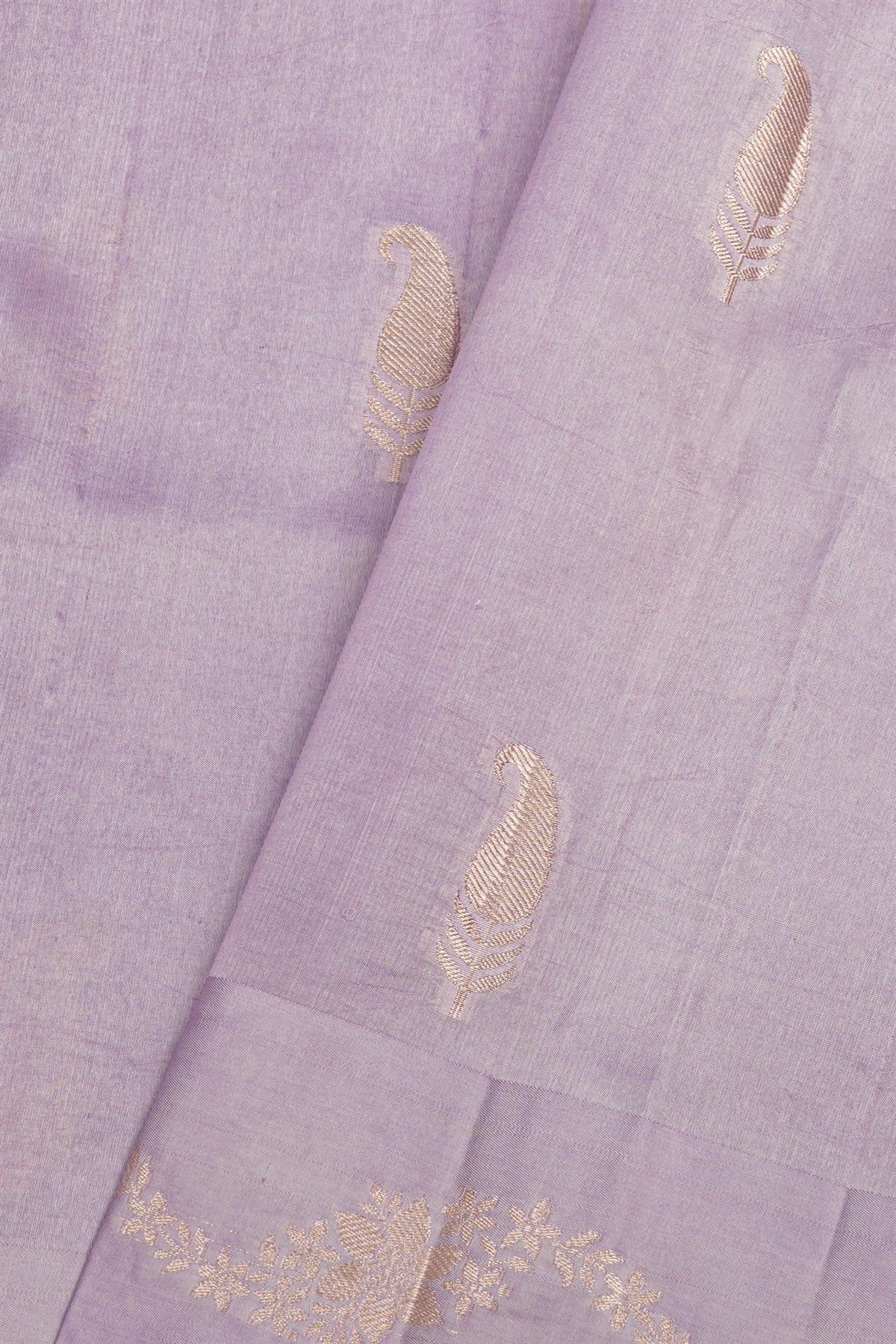 Matka Silk Lavender Saree