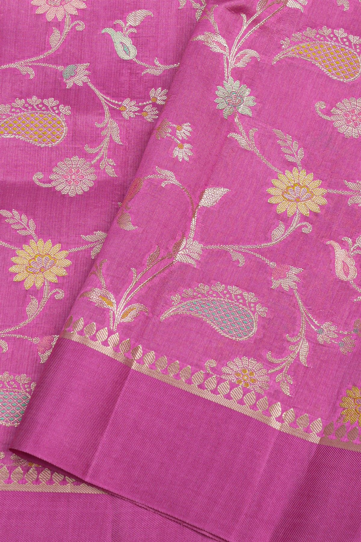 Matka Silk Lavender Saree