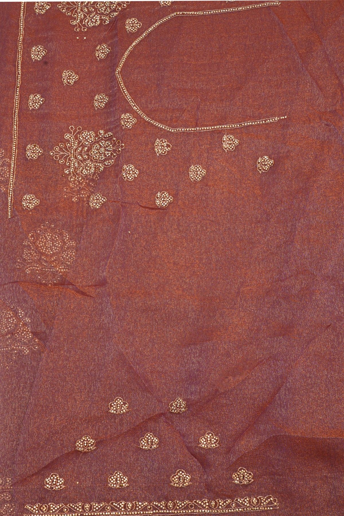 Designer Georgette Dual Colour Saree