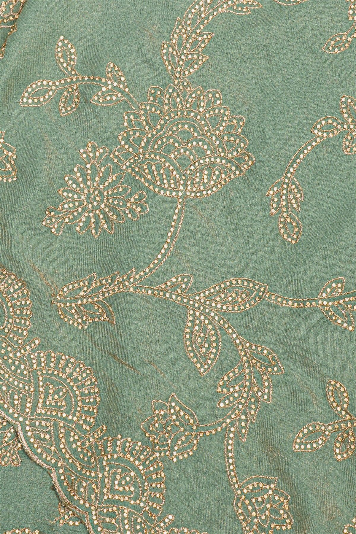 Designer Georgette Sky Blue Saree