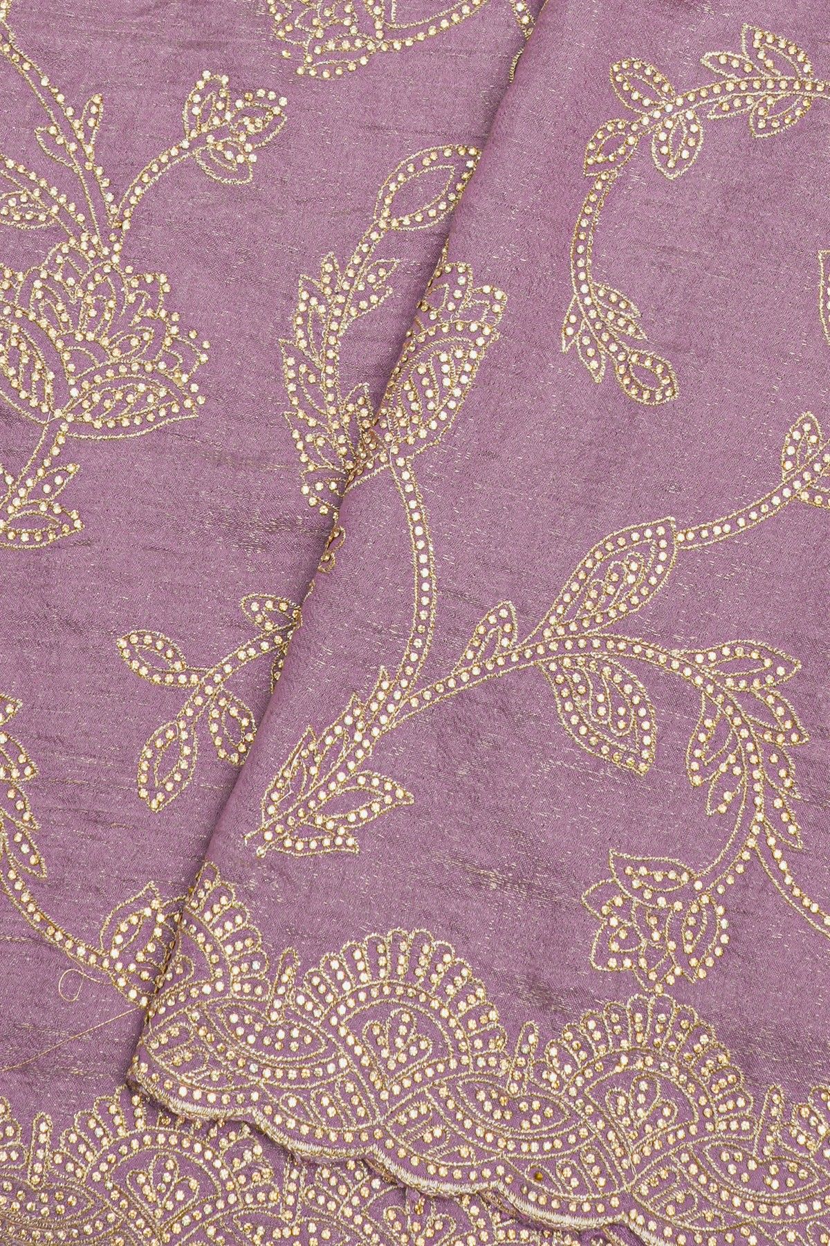Designer Georgette Lavender Saree