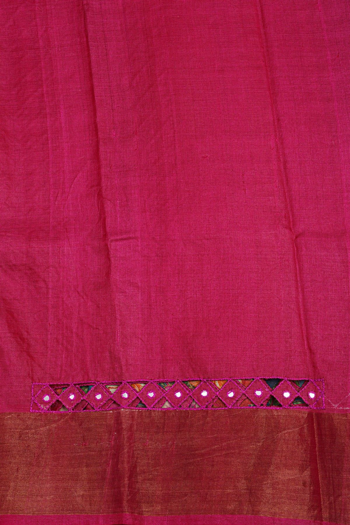 Fancy Tussar Blue Saree