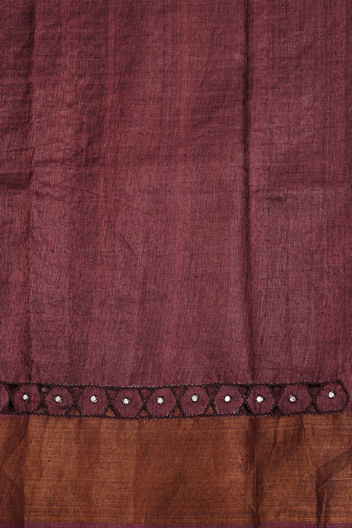 Fancy Tussar Sky Blue Saree