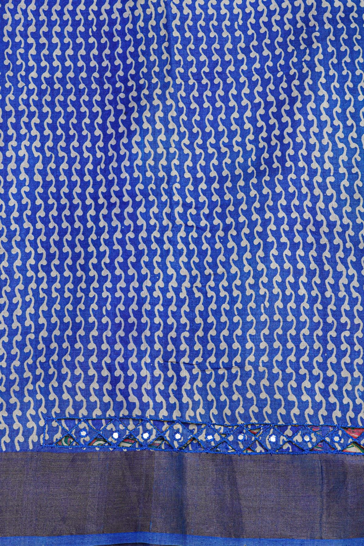 Fancy Tussar Multi Colour Saree