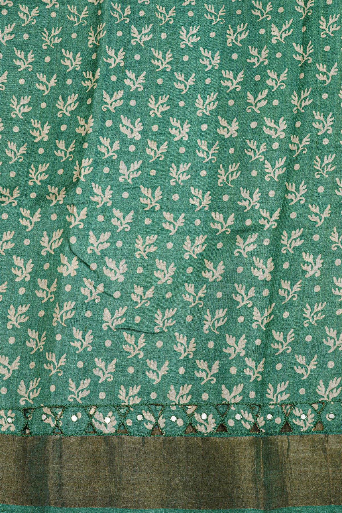 Fancy Tussar Multi Colour Saree