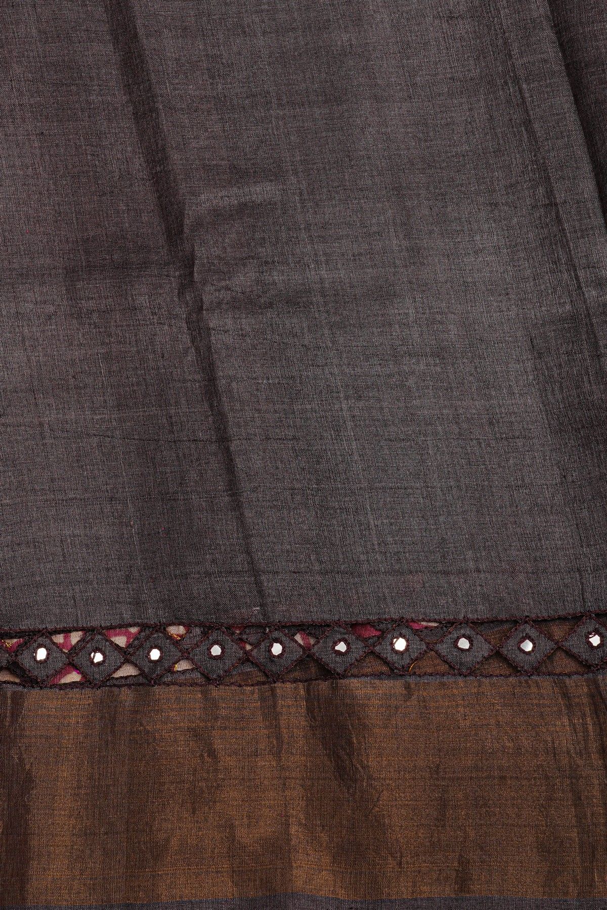 Fancy Tussar Magenta Saree