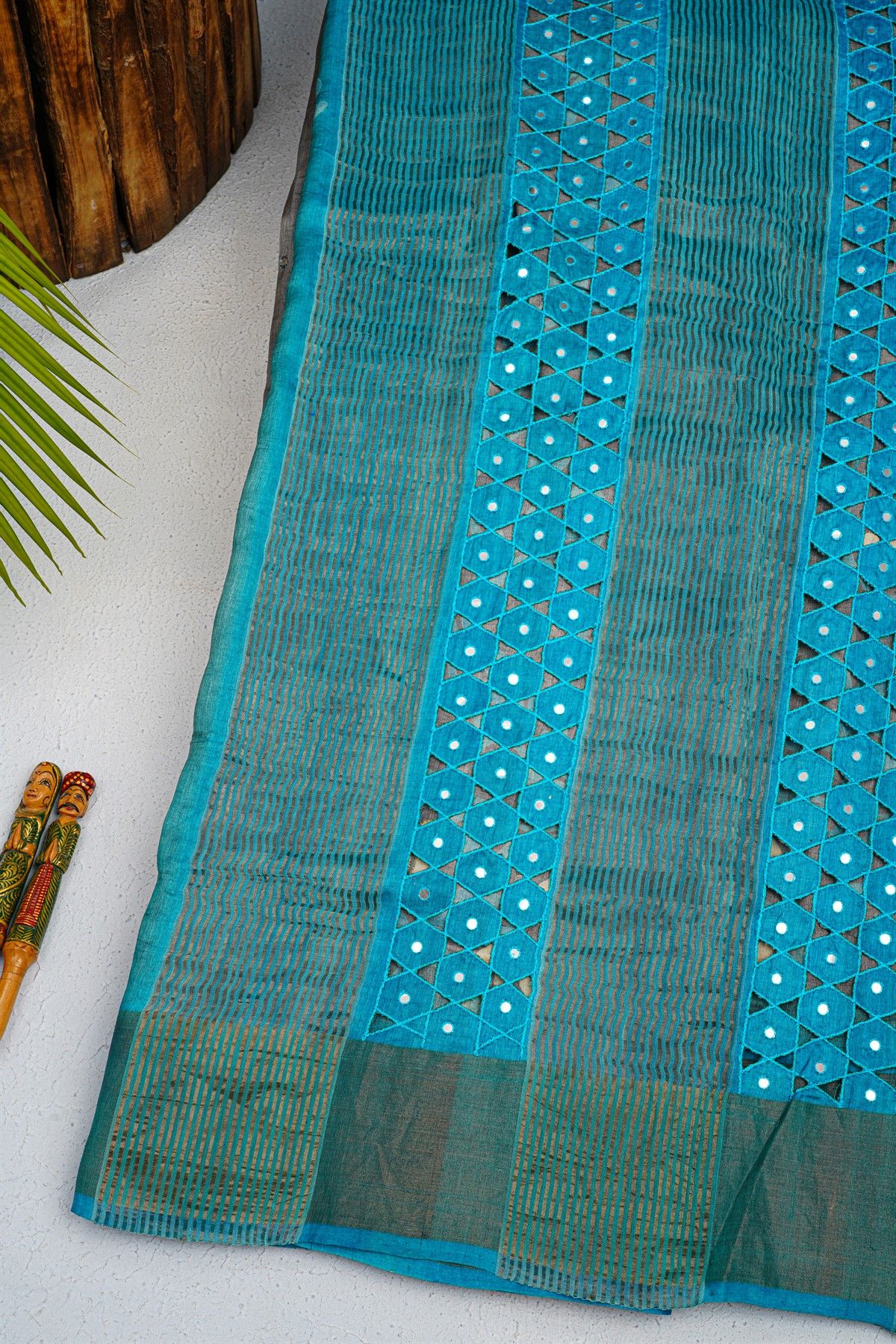 Fancy Tussar Grey Saree