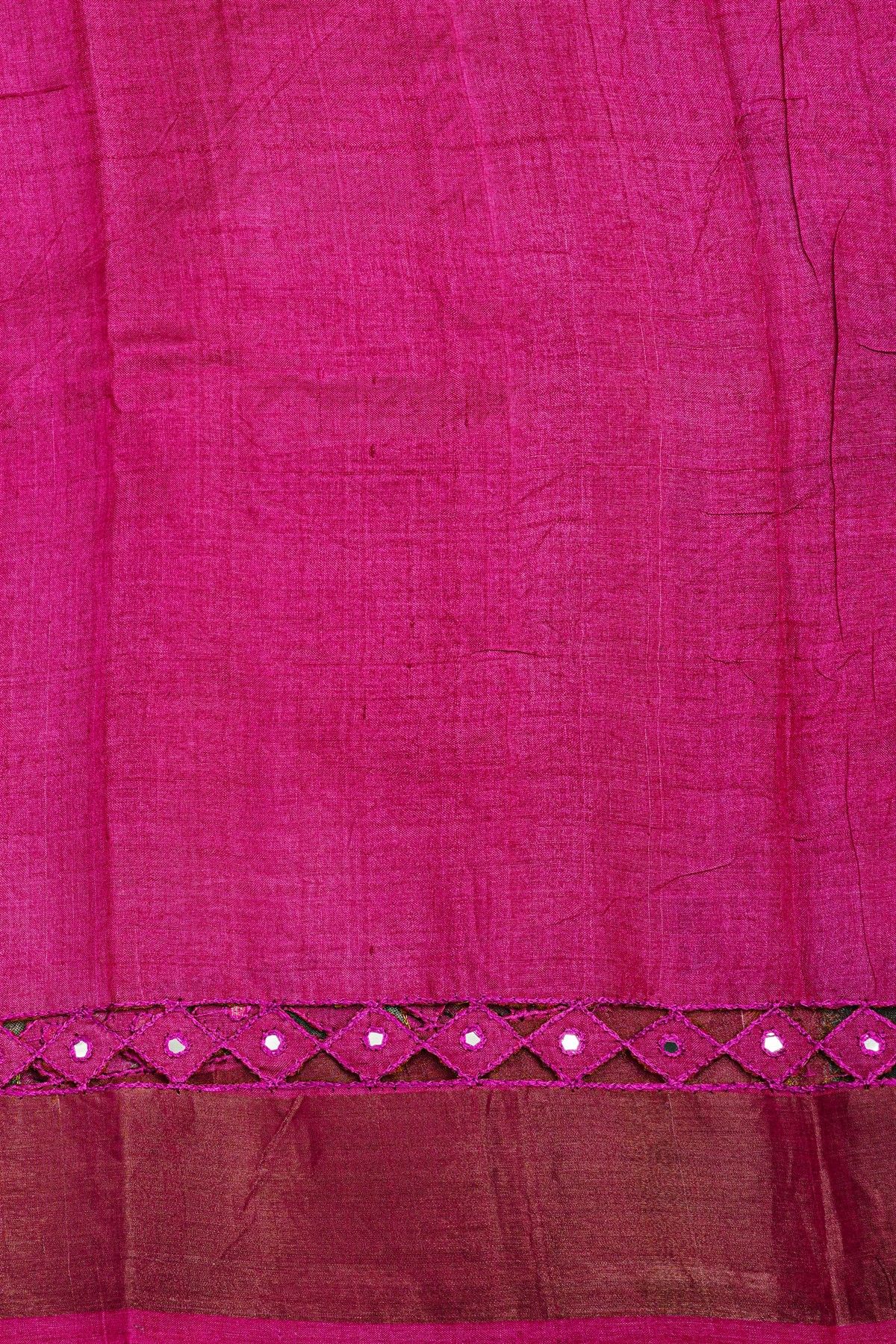 Fancy Tussar Black Saree