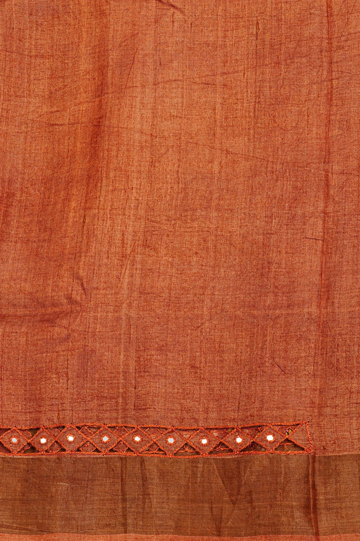 Fancy Tussar Yellow Saree