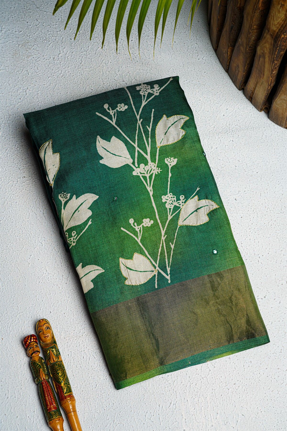 Fancy Tussar Dual Colour Saree