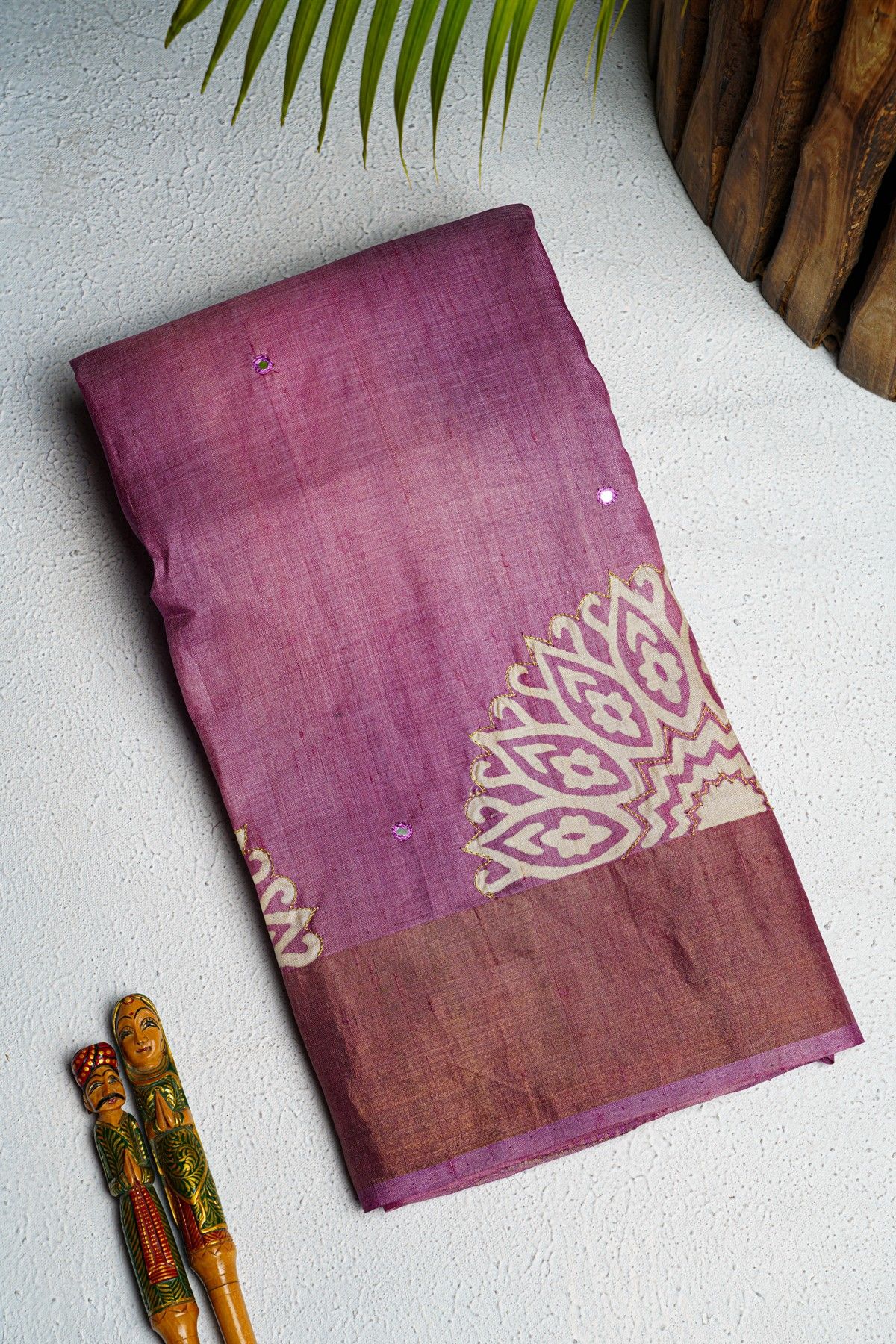 Fancy Tussar Dual Colour Saree