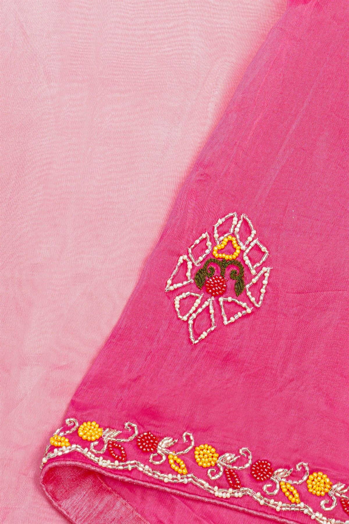 Fancy Crepe Multi-Colour Saree