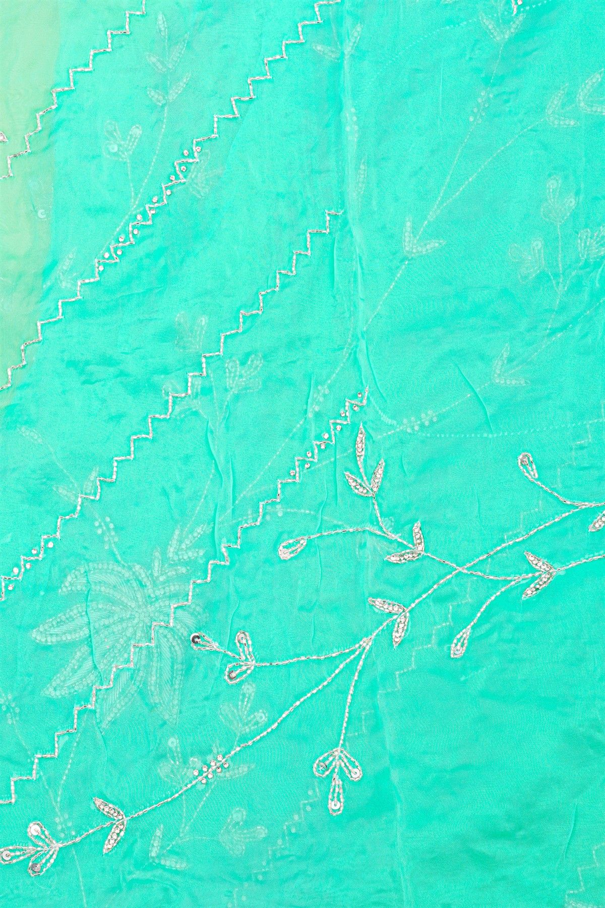 Designer Organza Multi-Colour Saree