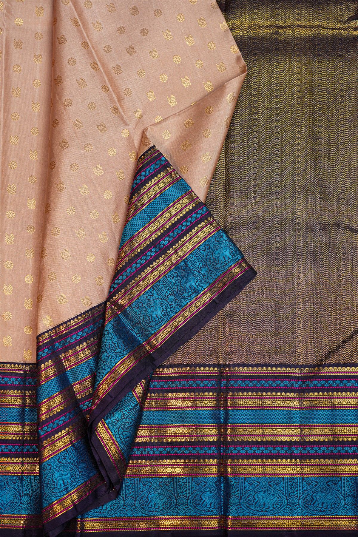 Kancheepuram Silk Light Pink Saree