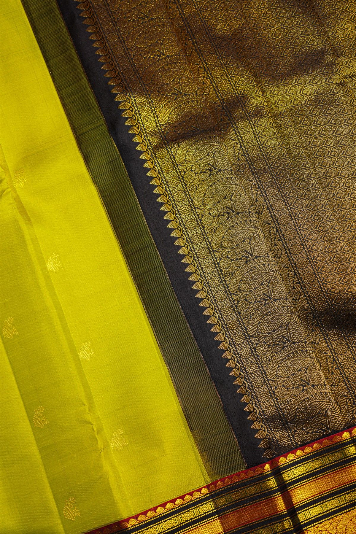 Kancheepuram Silk Green Saree