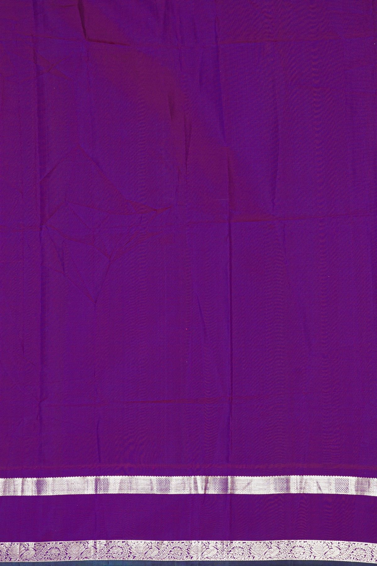 Kalamkari Print Silk Orange Saree