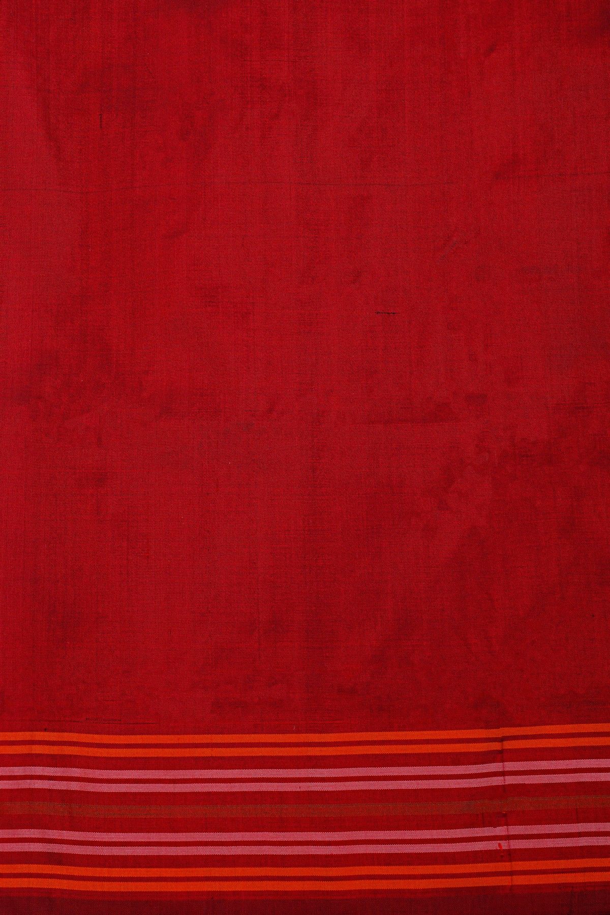 Ikat Silk Black Saree