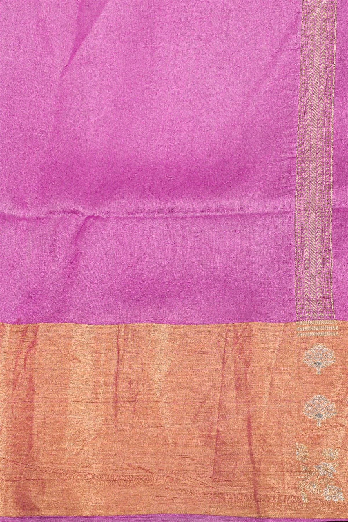 Matka Silk Pink Saree