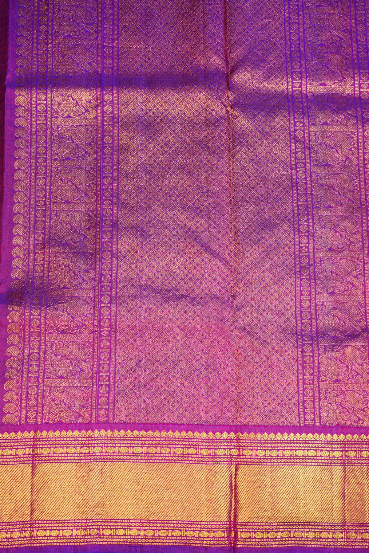 Kancheepuram Silk Parrot Green Saree