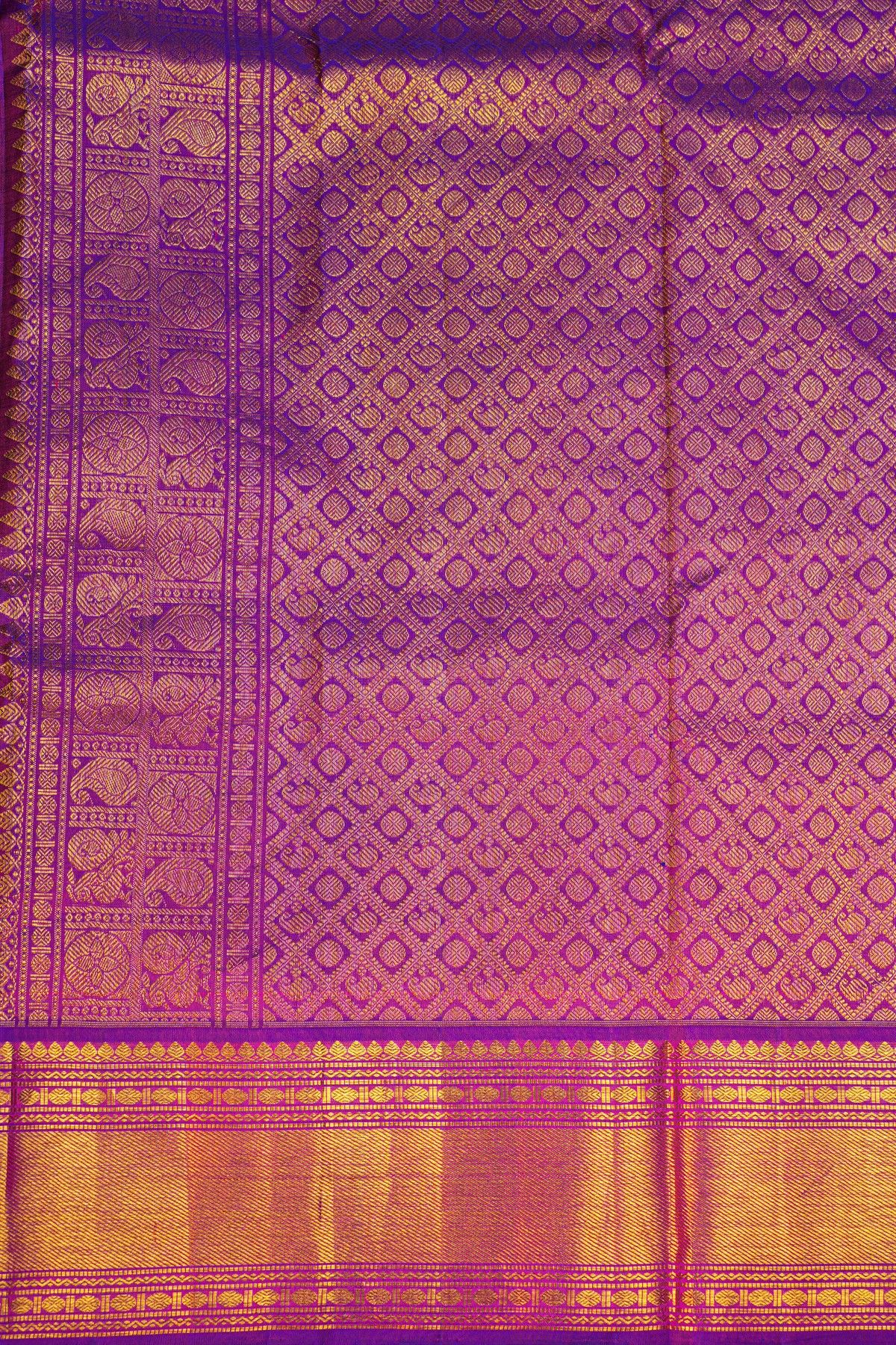 Kancheepuram Silk Parrot Green Saree