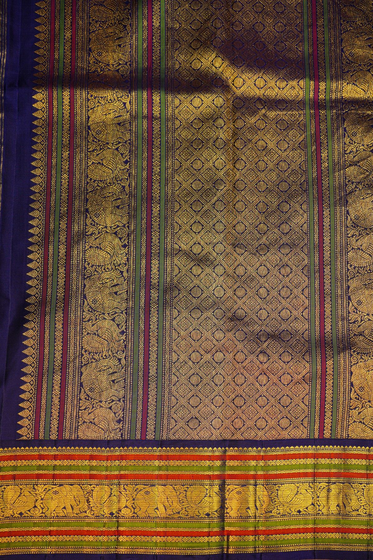 Kancheepuram Silk Sky Blue Saree