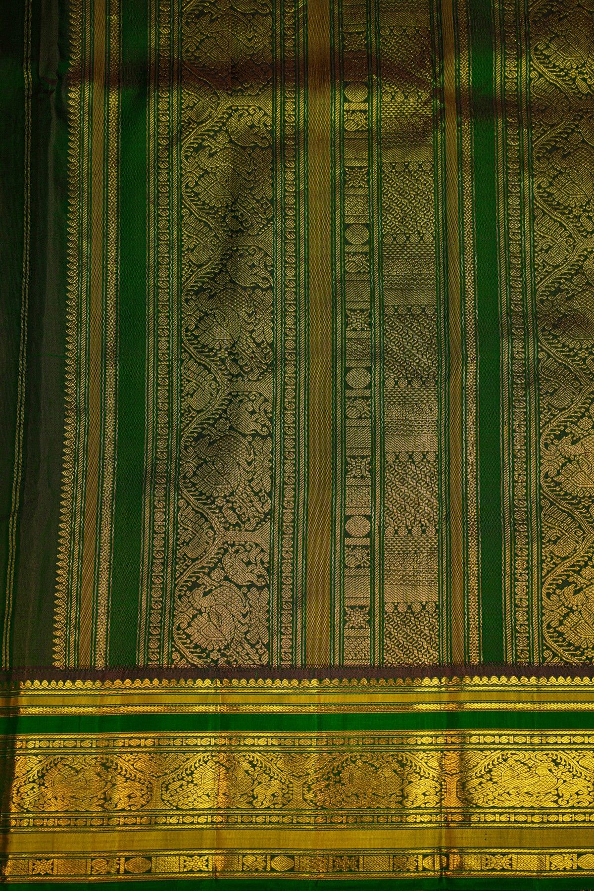 Kancheepuram Silk Cream Saree