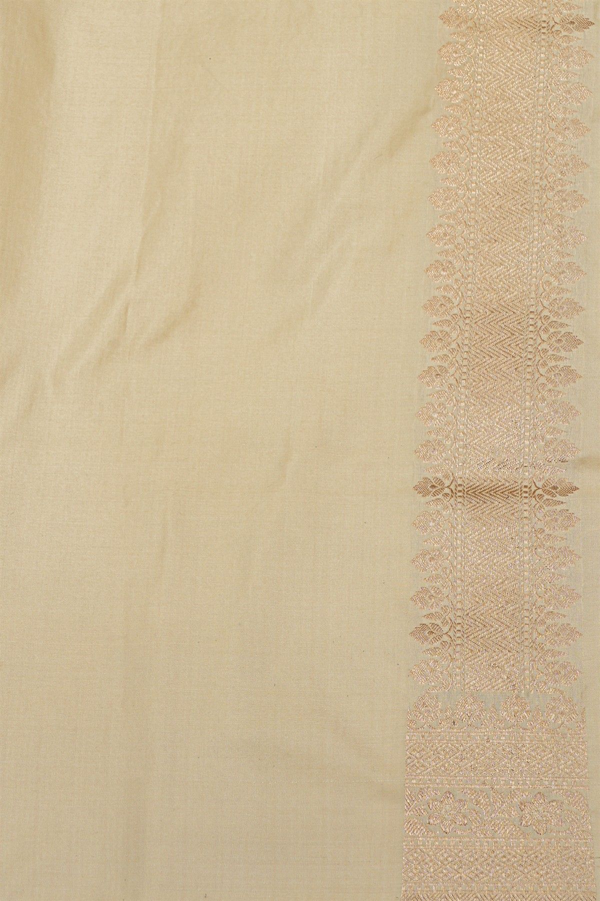 Banarasi Silk Cream Saree