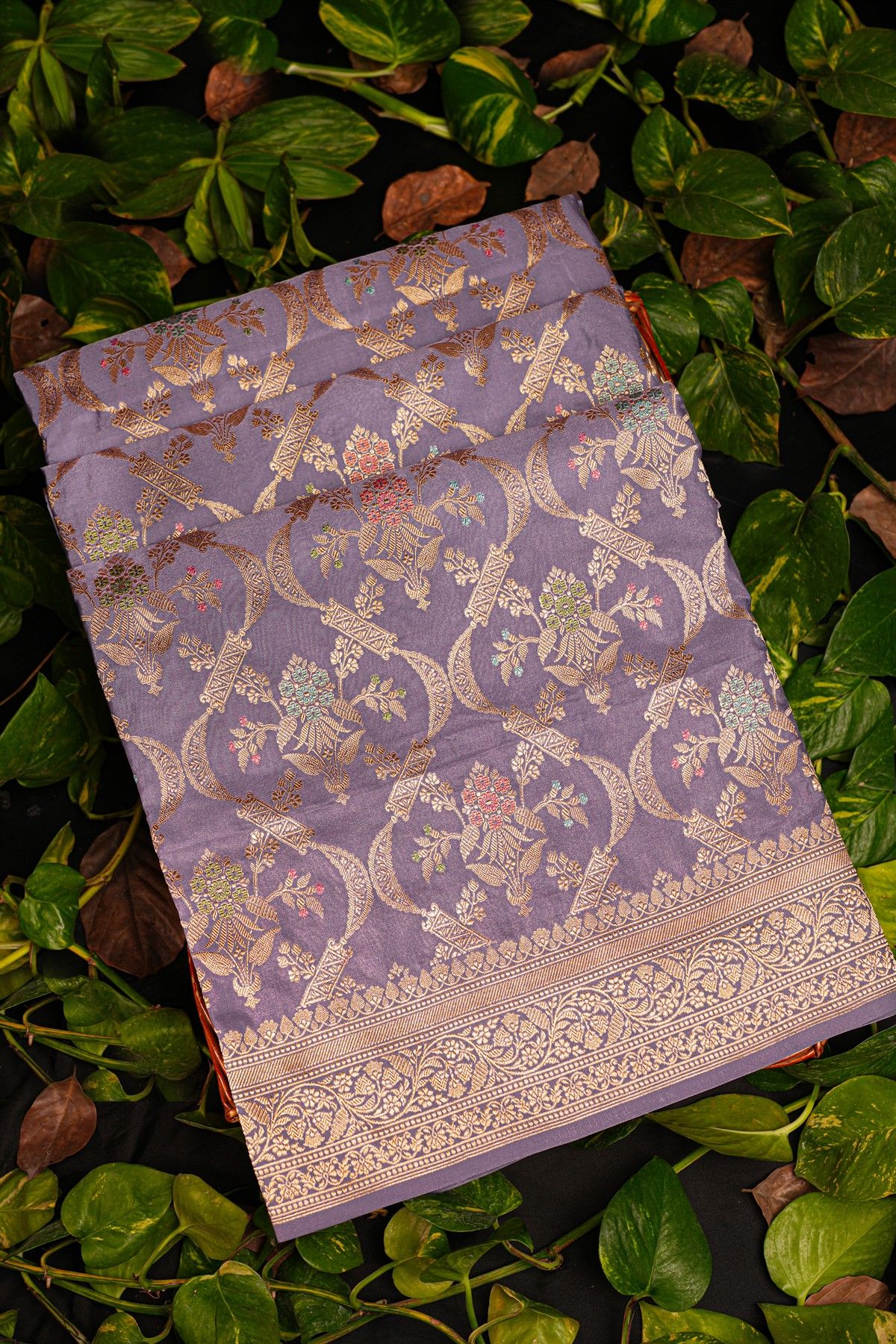Banarasi Silk Grey Saree