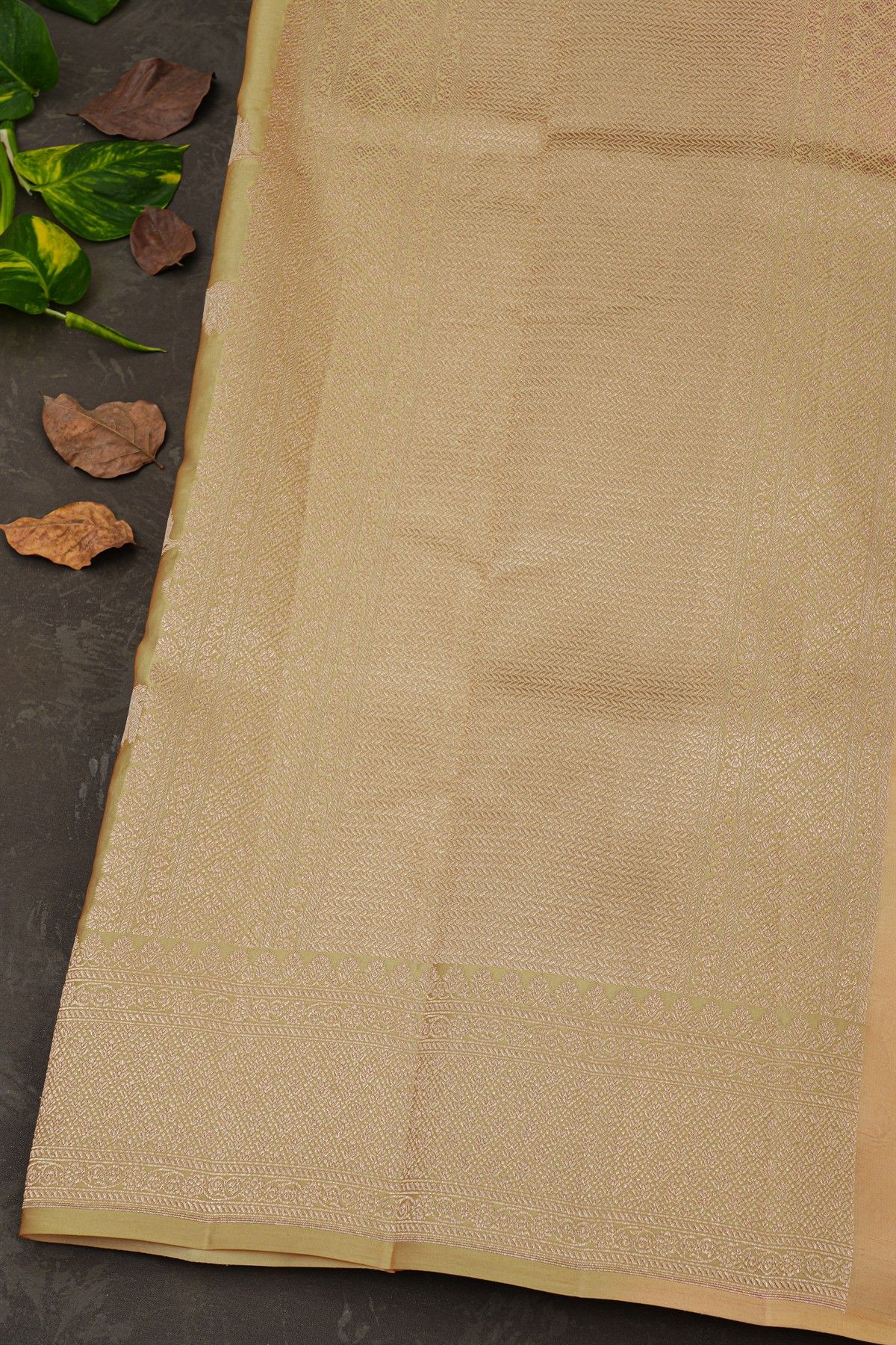 Banarasi Silk Cream Saree