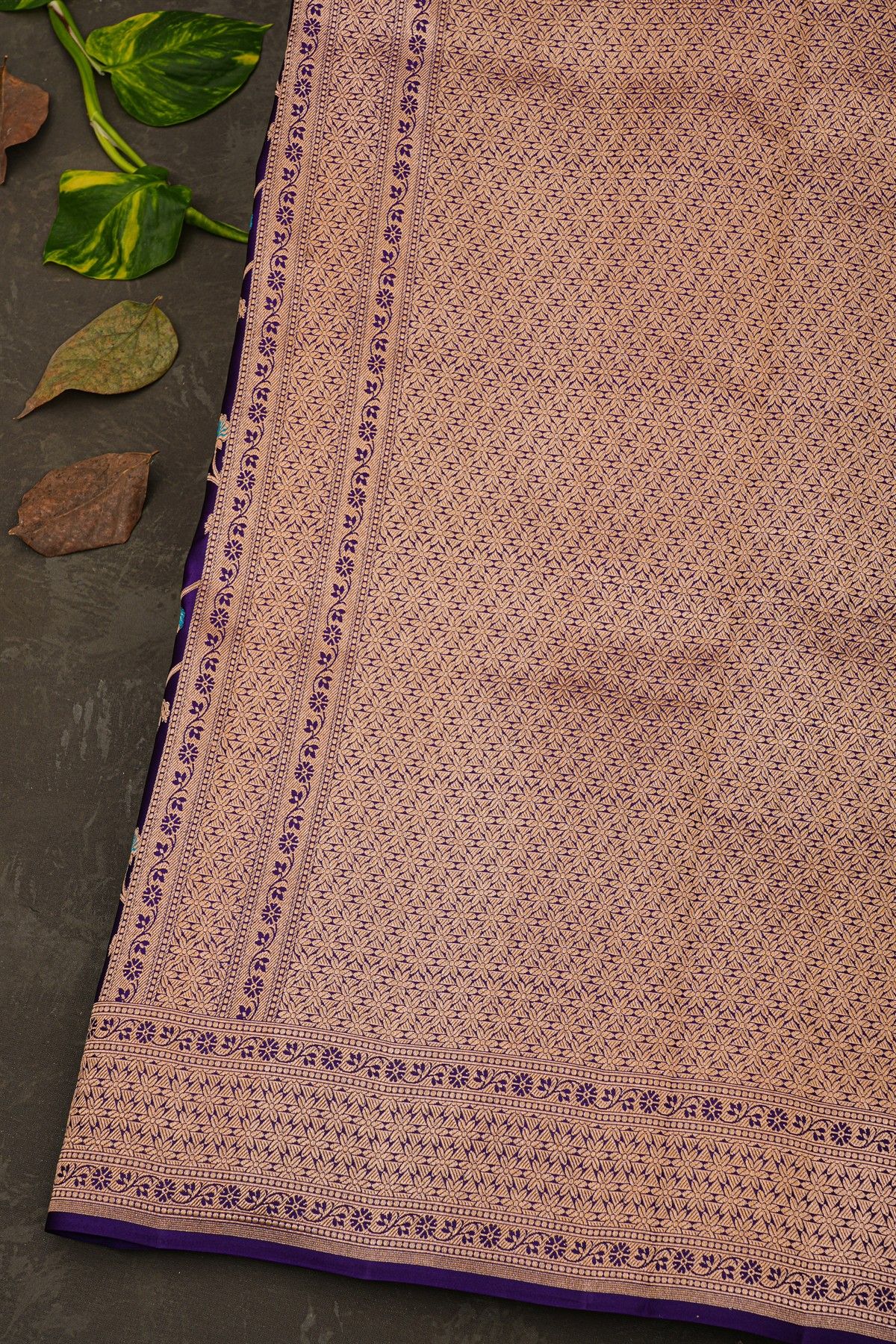 Banarasi Silk Royal Blue Saree