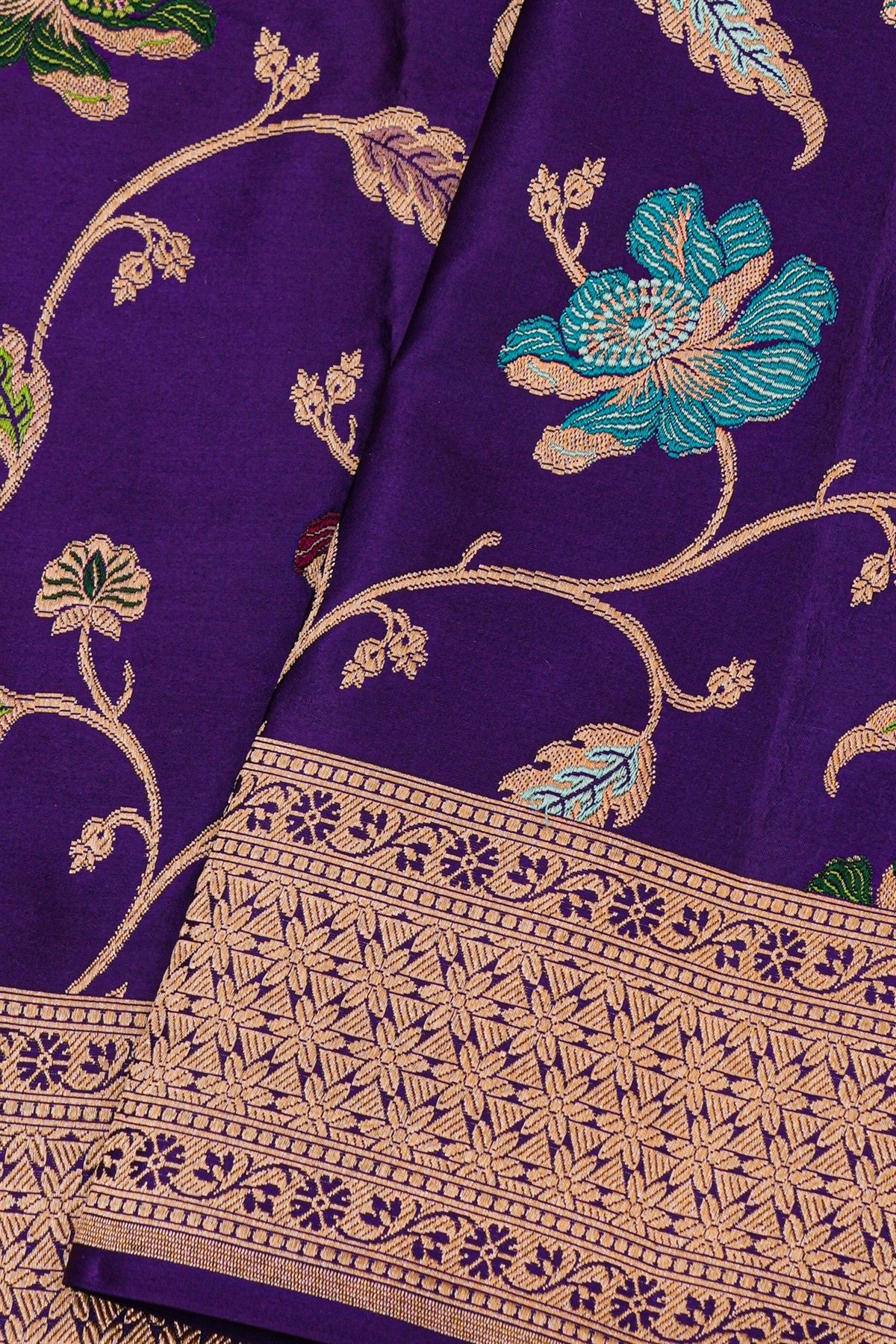 Banarasi Silk Royal Blue Saree