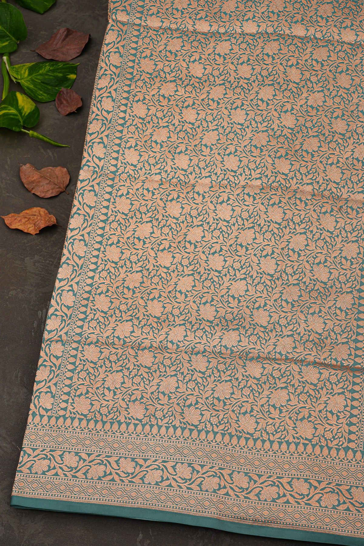 Banarasi Silk Ice Blue Saree