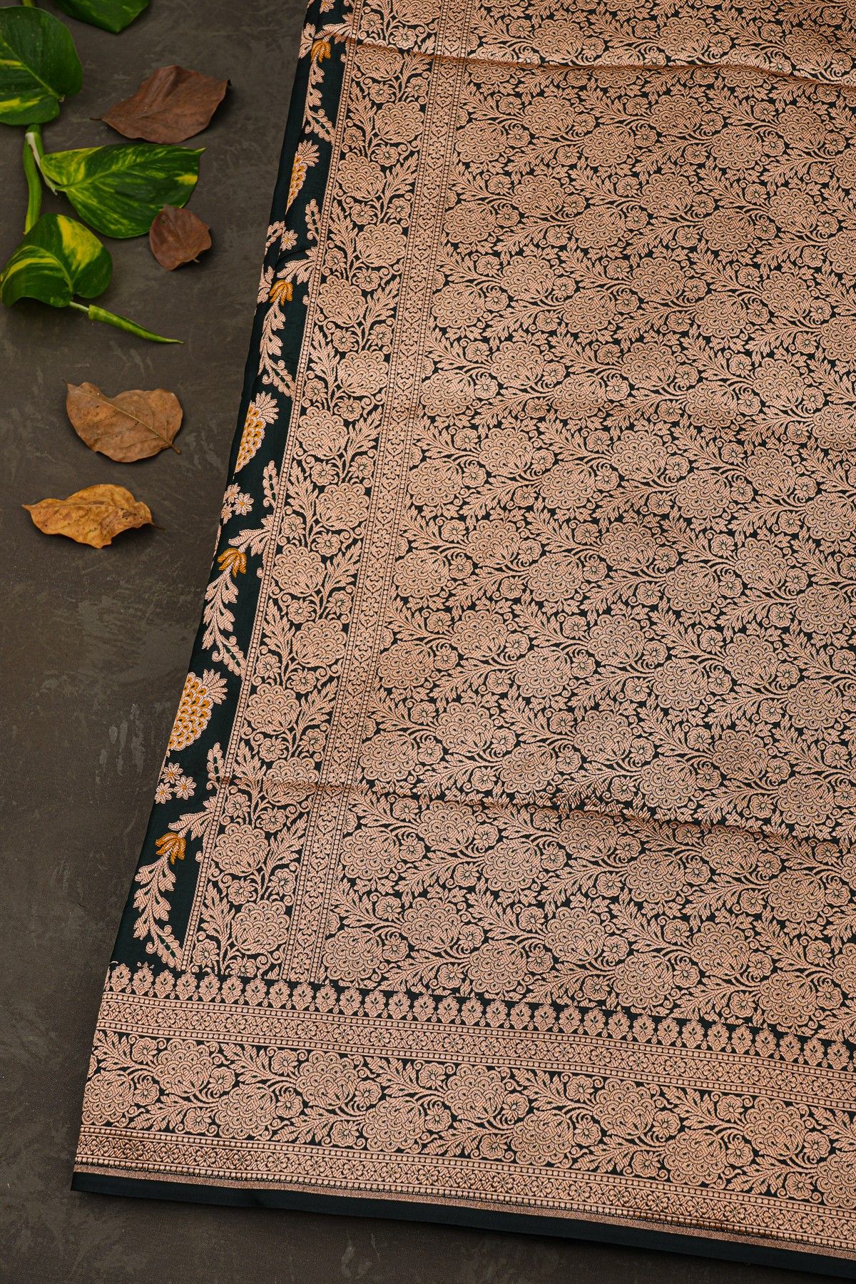 Banarasi Silk Black Saree