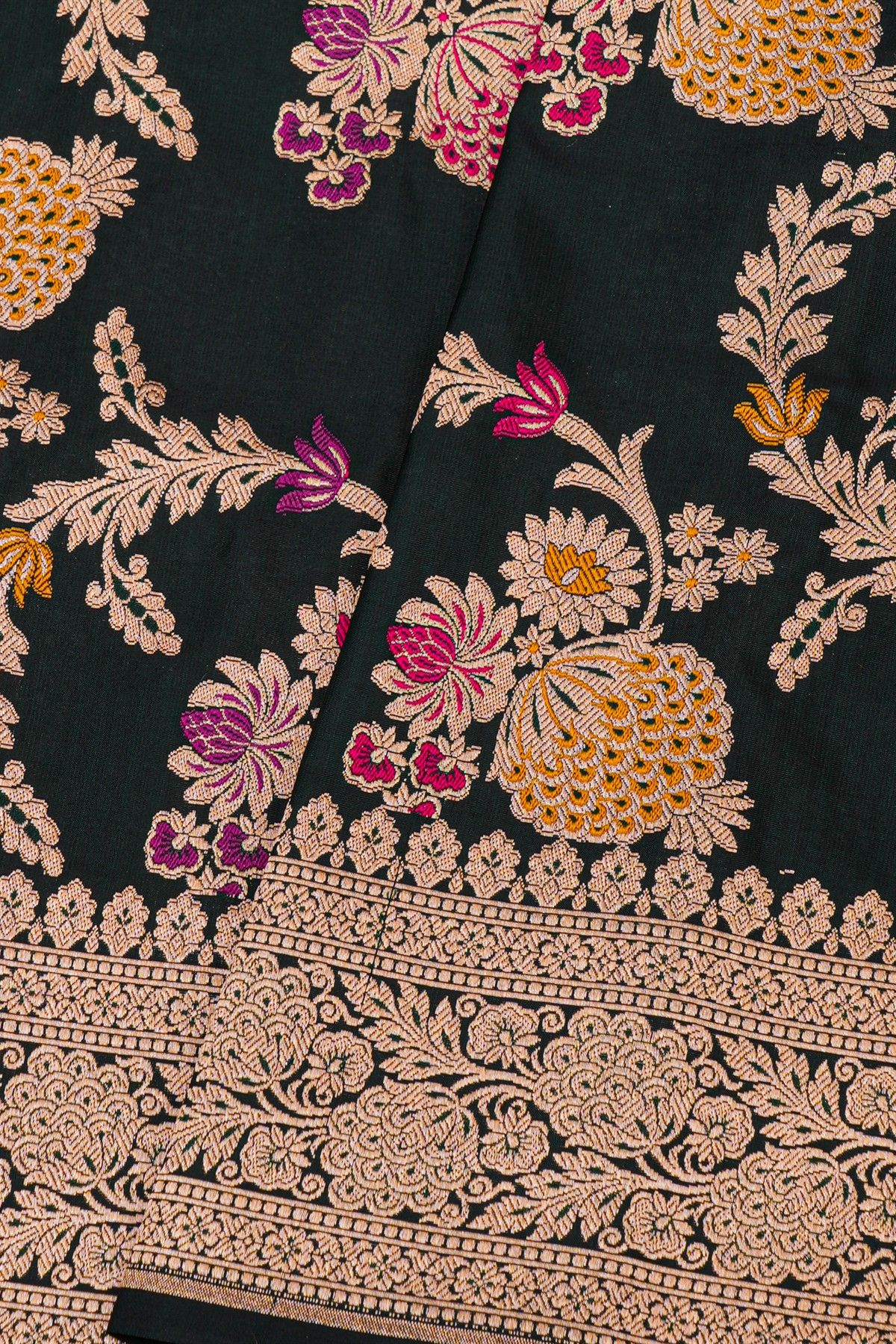 Banarasi Silk Black Saree