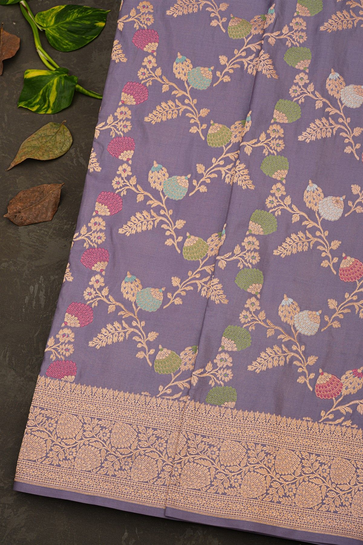 Banarasi Silk Lavender Saree