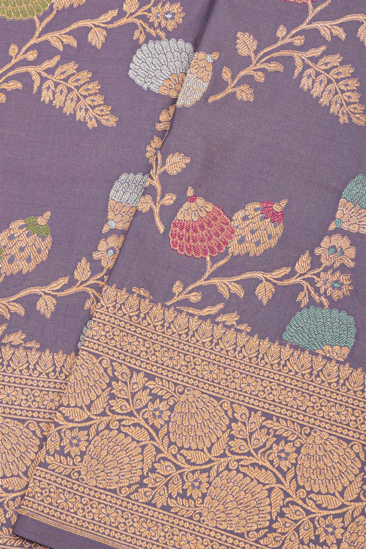 Banarasi Silk Lavender Saree