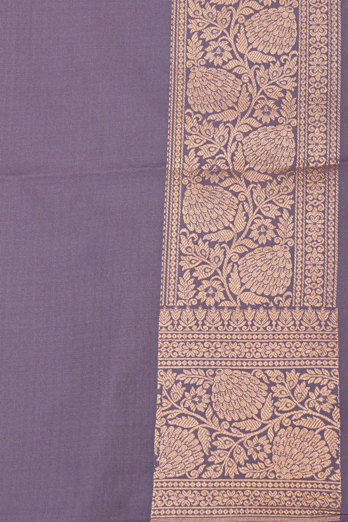 Banarasi Silk Lavender Saree