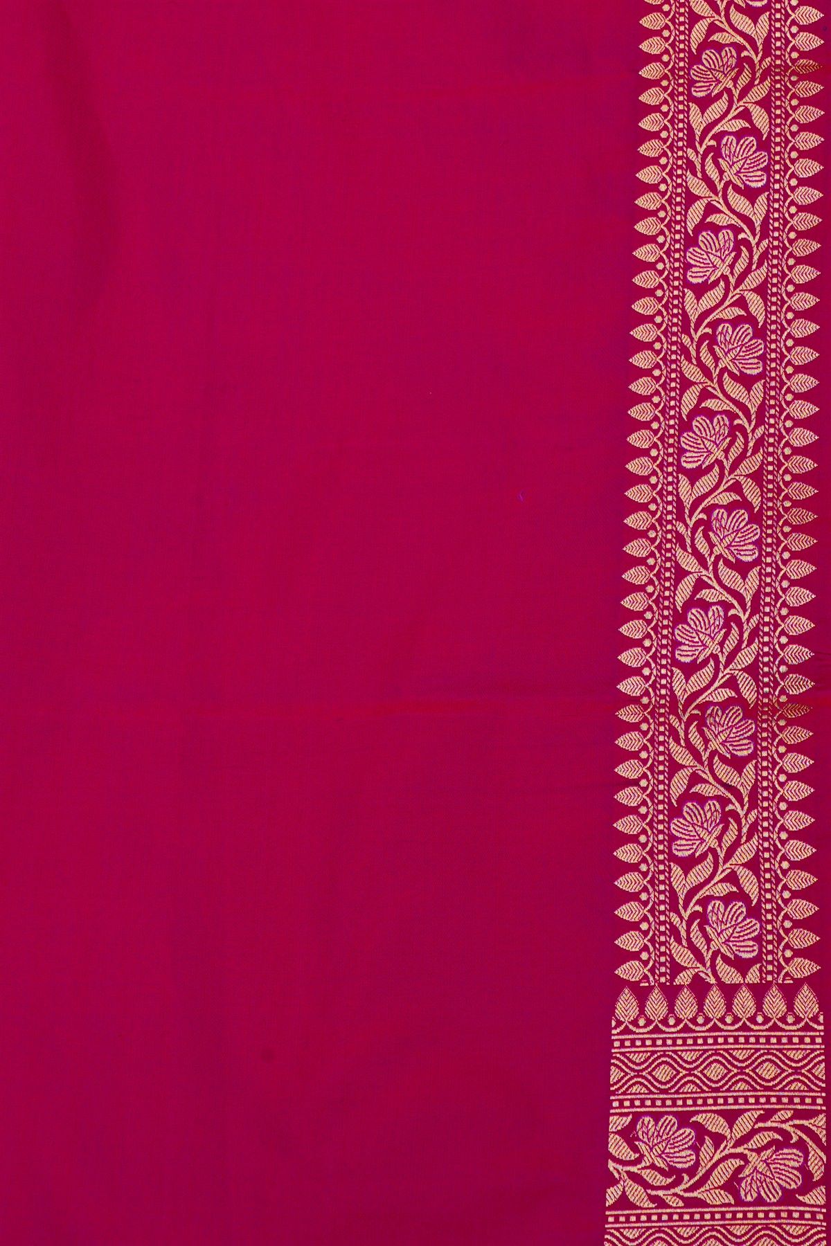 Banarasi Silk Magenta Saree