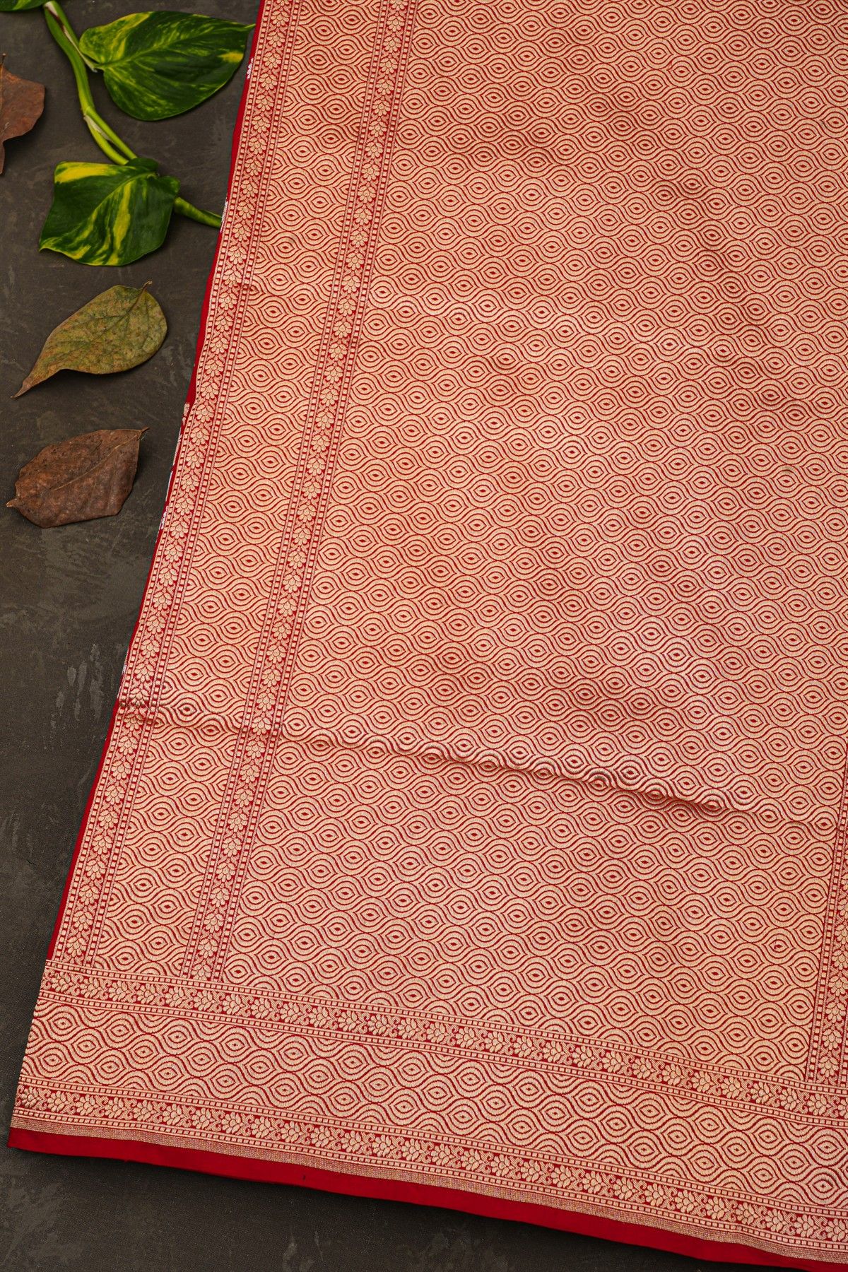 Banarasi Silk Red Saree