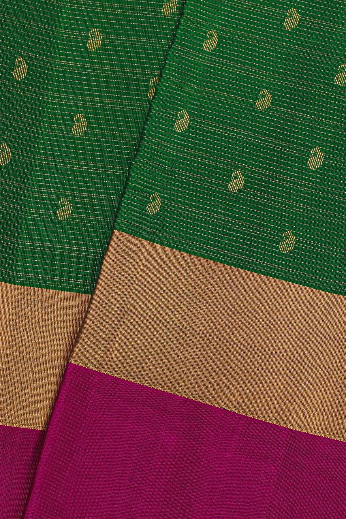 Coimbatore Soft Silk Green Saree