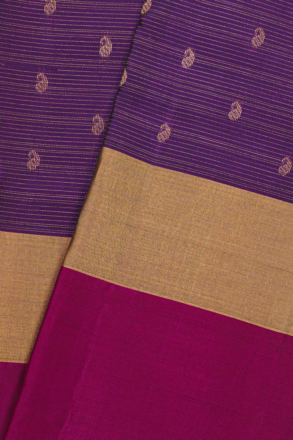 Coimbatore Soft Silk Navy Blue Saree