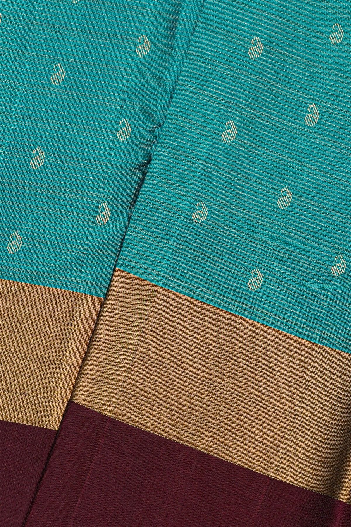 Coimbatore Soft Silk Sky Blue Saree