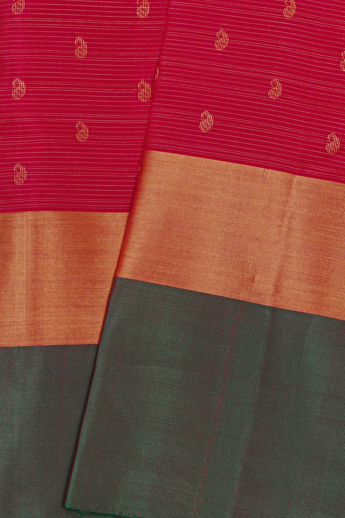 Coimbatore Soft Silk Red Saree