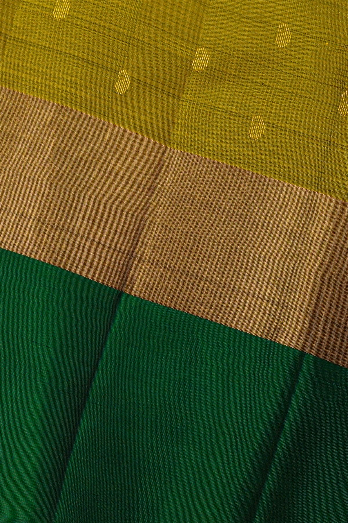 Coimbatore Soft Silk Mehendi Green Saree.