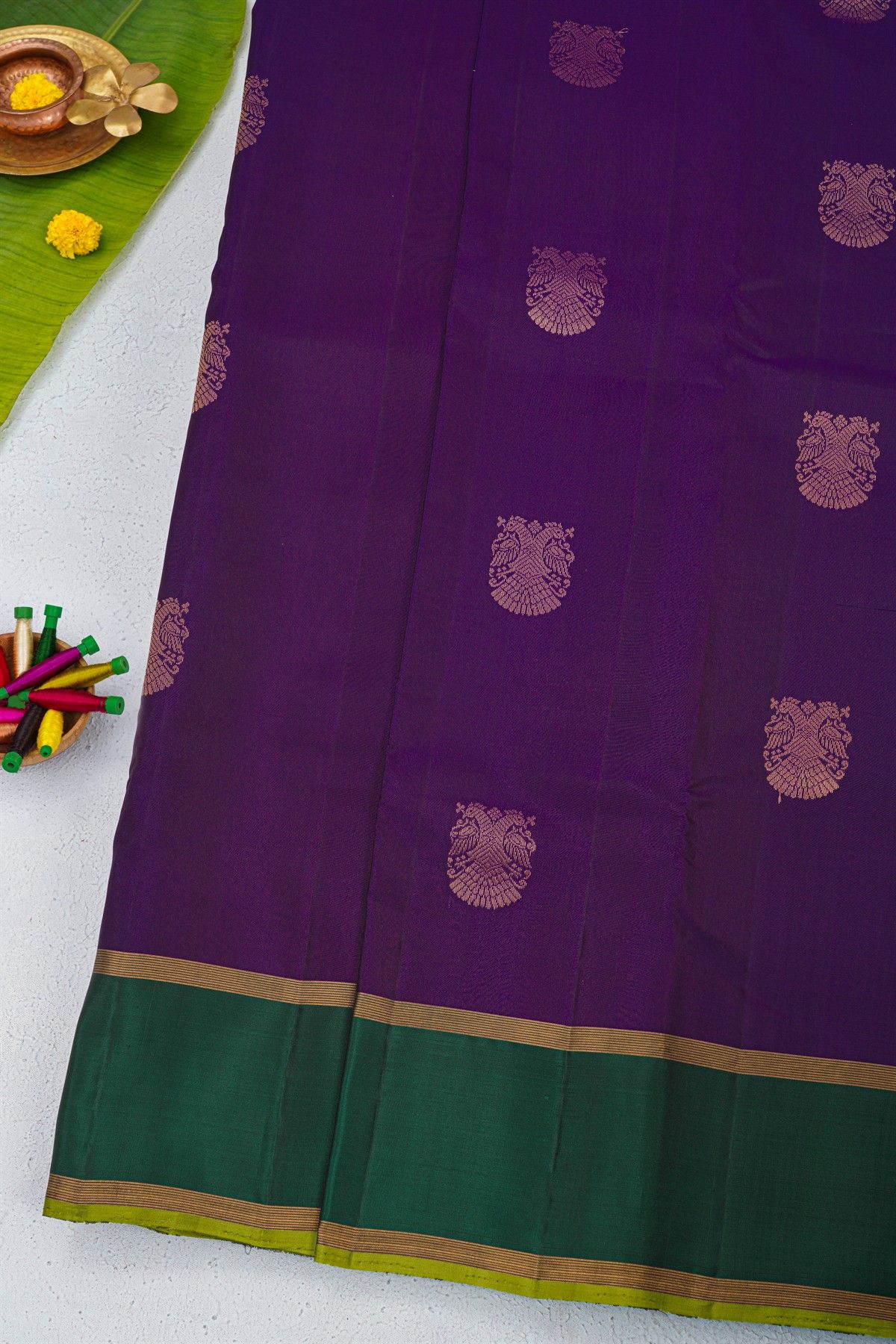 Coimbatore Soft Silk Purple Saree