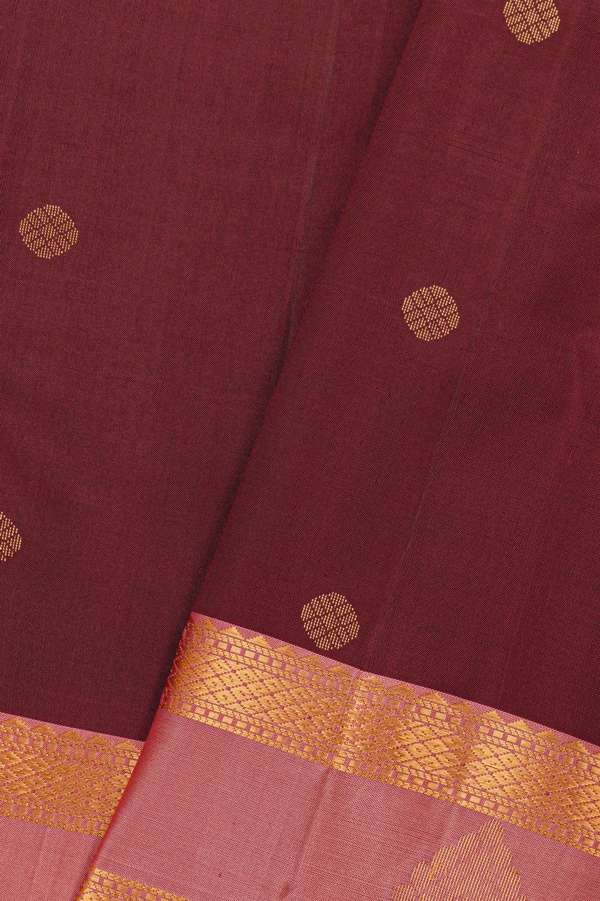 Coimbatore Soft Silk Maroon Saree