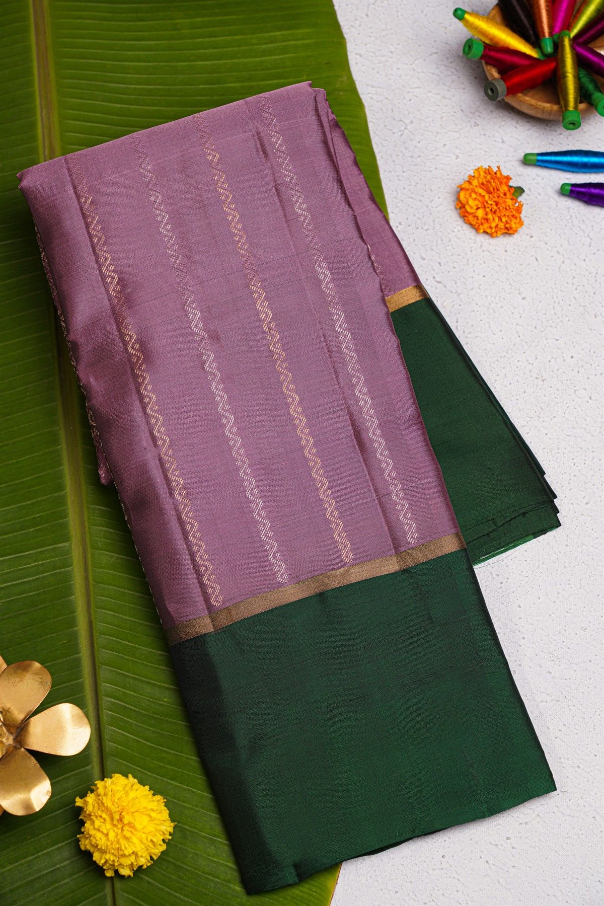 Coimbatore Soft Silk Lavender Saree
